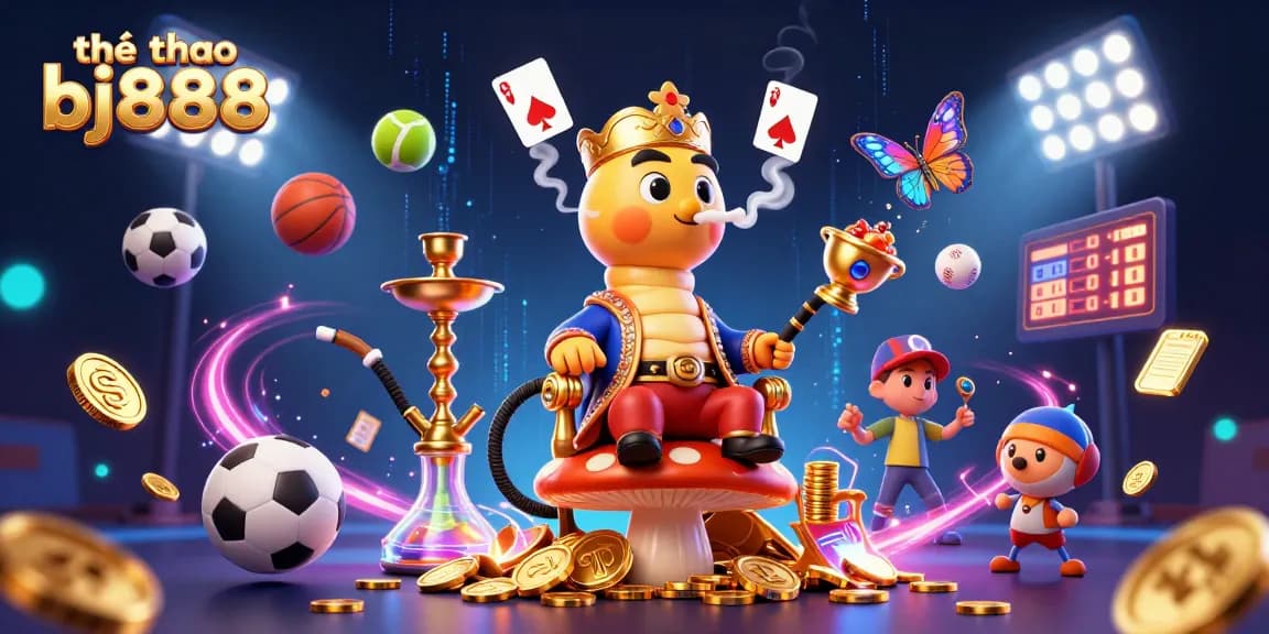 Engage in thể thao bj888 with dynamic sports betting featuring colorful 3D characters and elements.