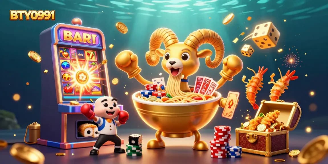 BTY0991 engages players with vibrant casino action and dynamic gaming elements in 3D