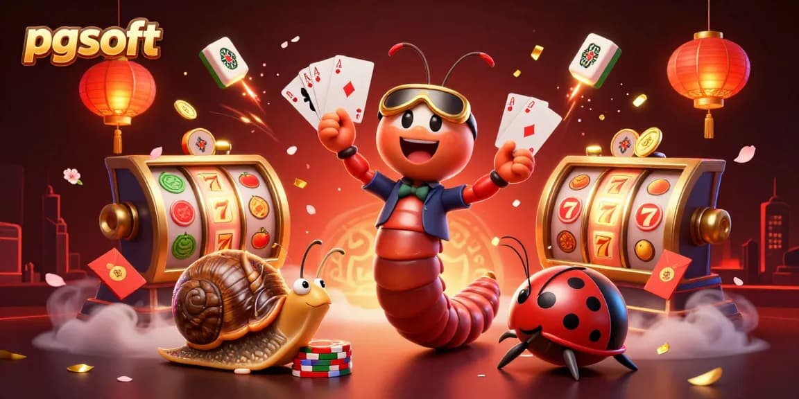Menggertak permainan slot pg soft dengan dealer 3D menarik dan simbol keberuntungan yang memukau.