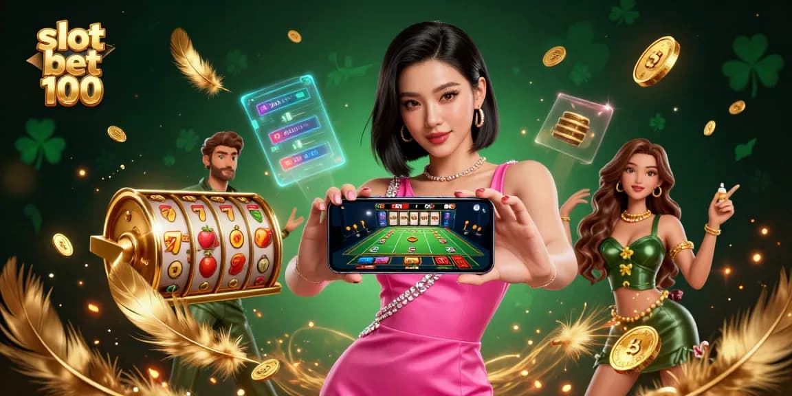 Bet big with slot bet 100 strategy in an engaging casino scene full of excitement.