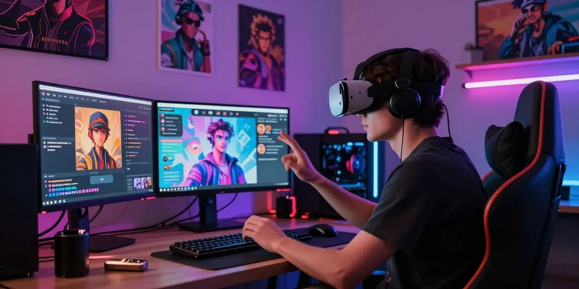 Engaging NSFW AI chat scene showcasing immersive virtual interactions and vibrant character designs