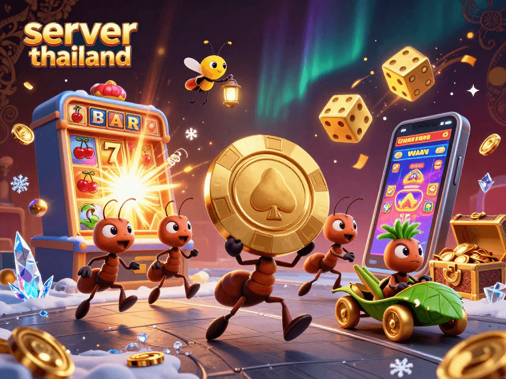 Experience thrilling gameplay at server thailand with dedicated team of heist ants and jackpot symbols.