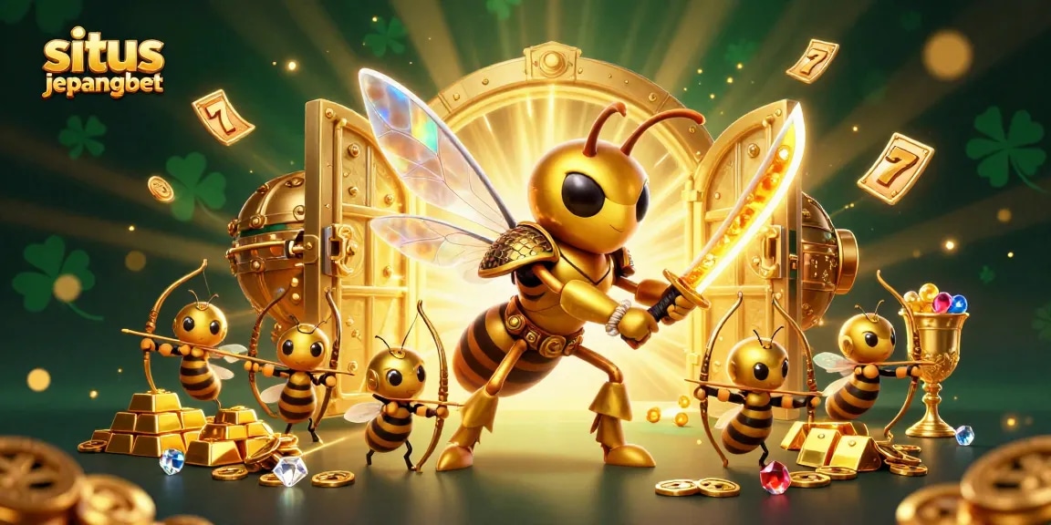 Experience the thrilling slots at situs jepangbet, featuring vibrant characters and dynamic casino elements.