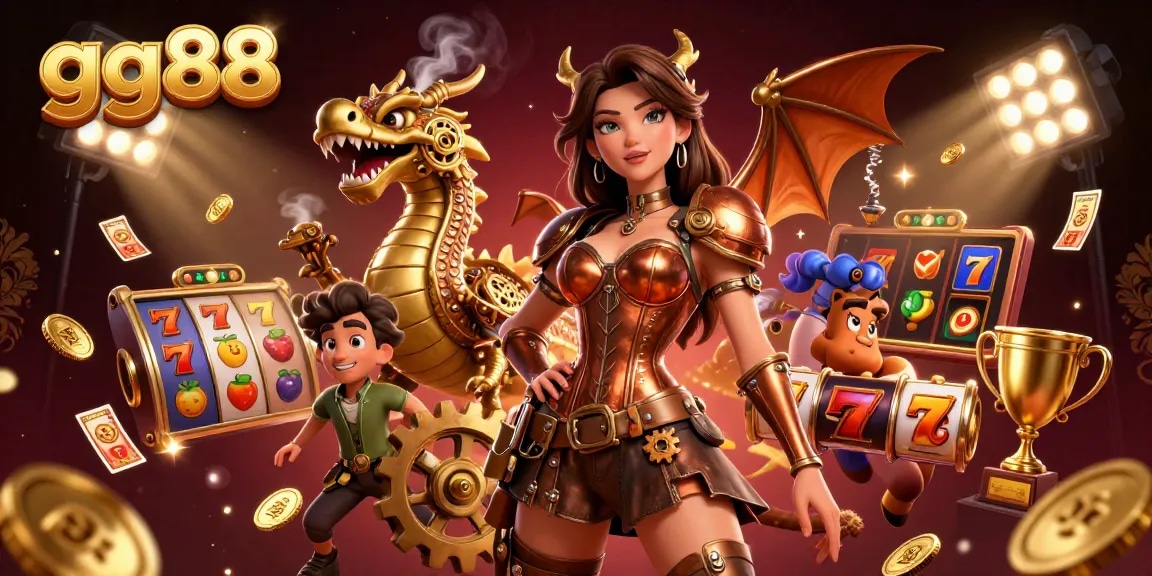 Experience exhilarating gameplay with gg88 featuring vibrant slot machines and captivating game elements, creating a dynamic online casino atmosphere.