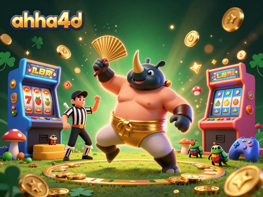 Mainkan slot online di ahha4d dengan suasana penuh semangat, menampilkan keajaiban game dan karakter menarik.
