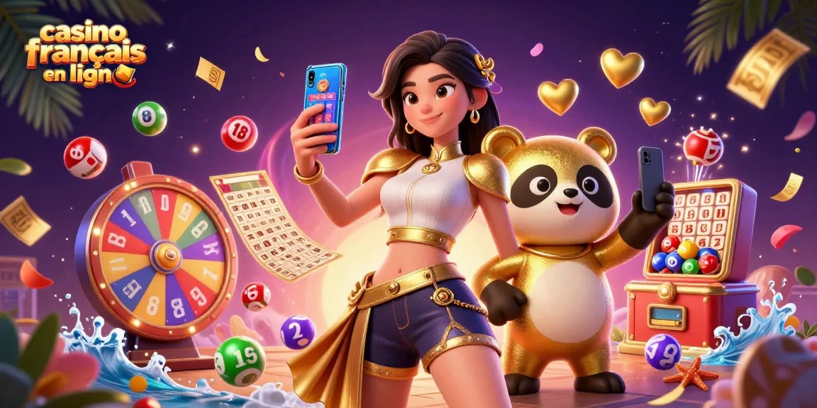 Experience the excitement of casino francais en ligne with dynamic gaming elements and vibrant characters.