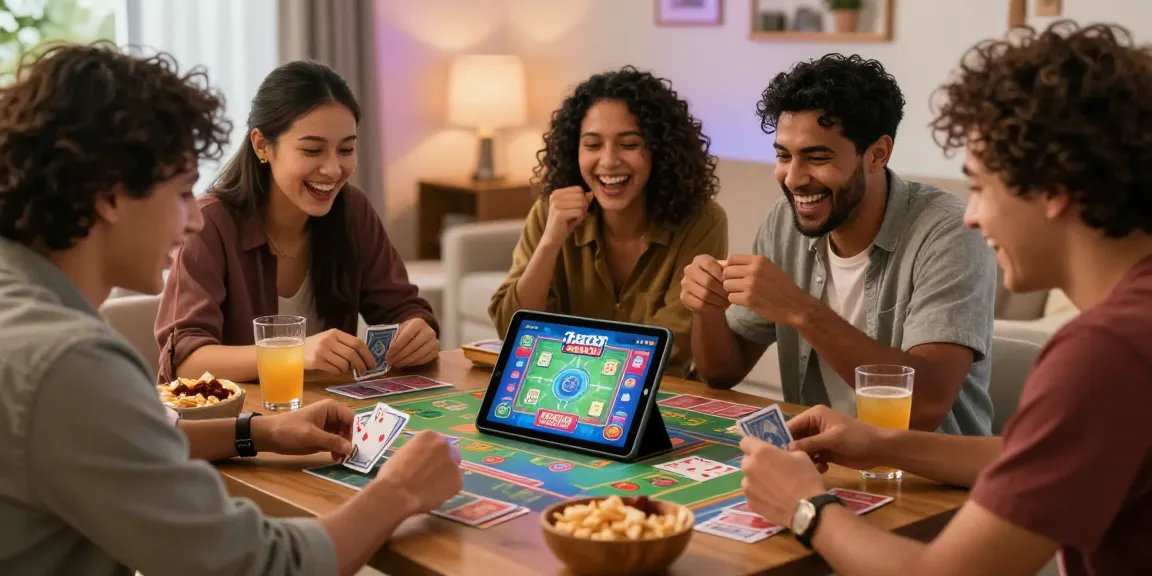 Enjoying 3 Patti Blue card game with friends, showcasing vibrant graphics and social atmosphere, Click for more excitement.
