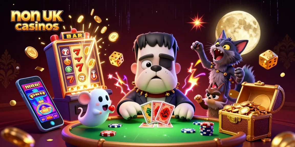 Experience thrilling gameplay at non UK casinos featuring unique characters and vibrant gaming elements.