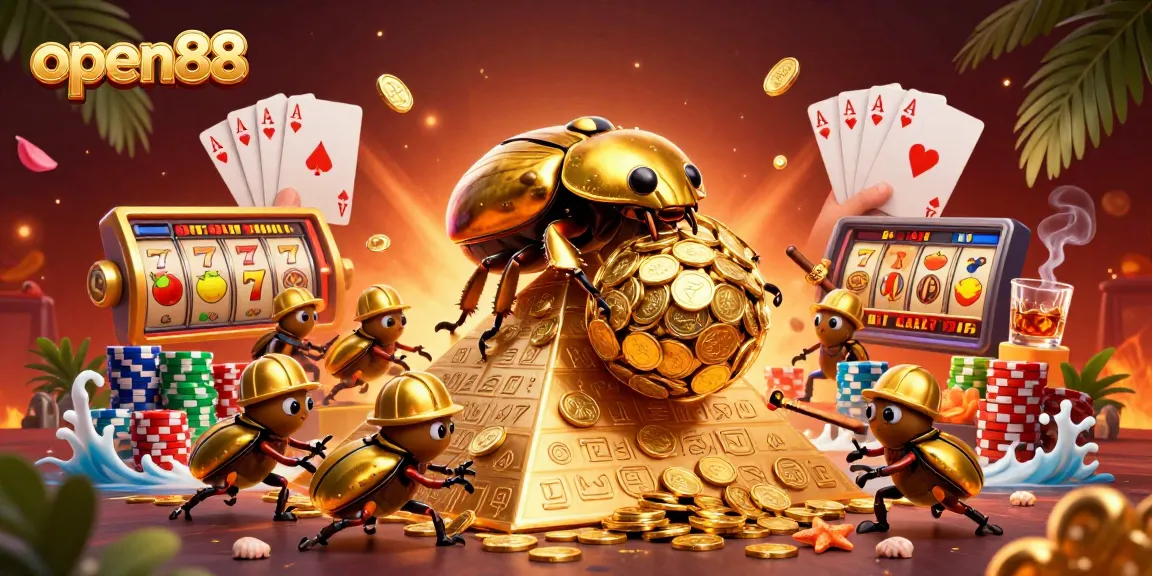 Bet on golden treasure with open88 showcasing a dynamic casino adventure