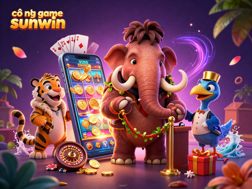 Experience the excitement of cổng game sunwin with dynamic casino characters and vibrant visuals.