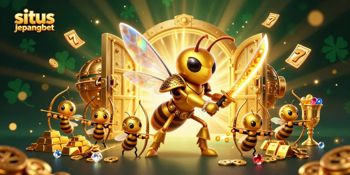 Experience the thrilling slots at situs jepangbet, featuring vibrant characters and dynamic casino elements.