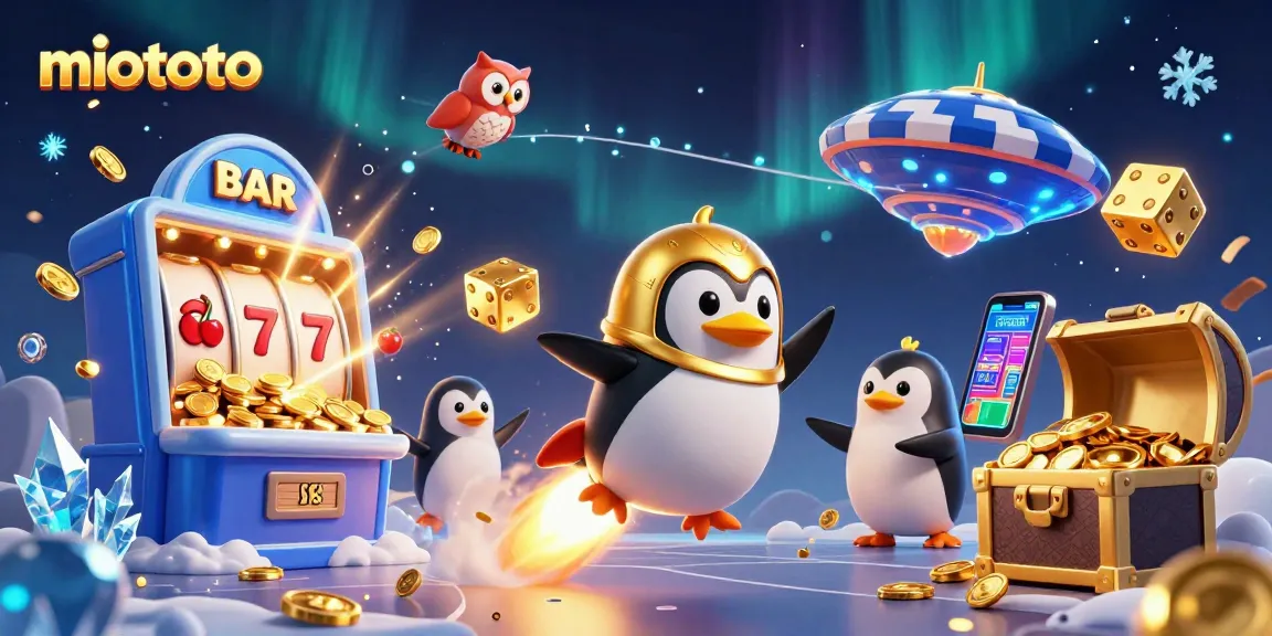 Play at miototo's vibrant online casino while enjoying golden coins and jackpot excitement.