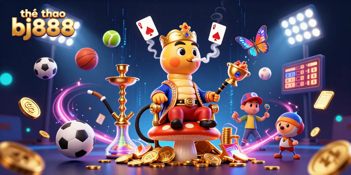 Engage in thể thao bj888 with dynamic sports betting featuring colorful 3D characters and elements.