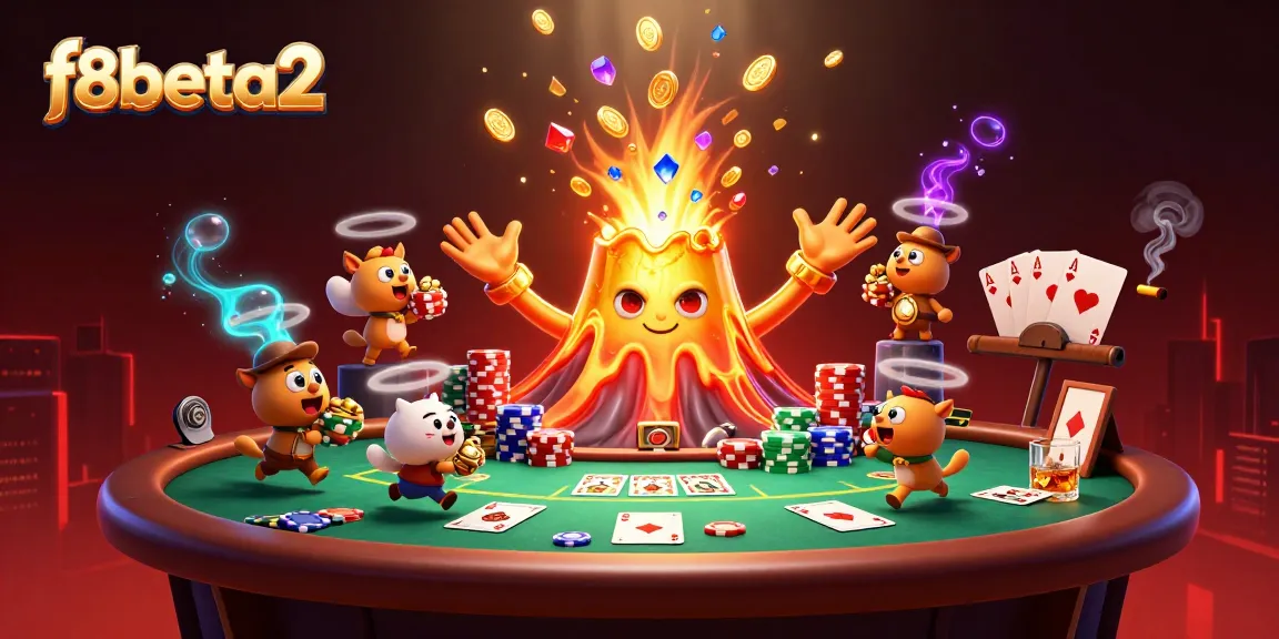 Engage with exciting winnings at f8beta2, where golden treasure erupts from a volcanic scene!