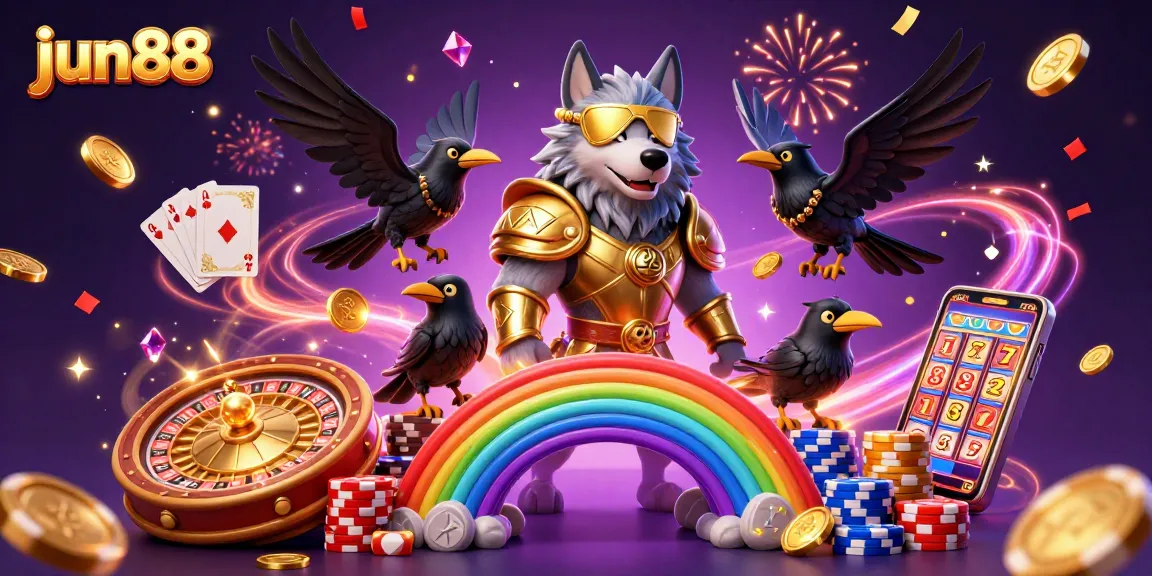 Experience thrilling gameplay at jun88 with captivating casino visuals featuring Odin and mythical elements.