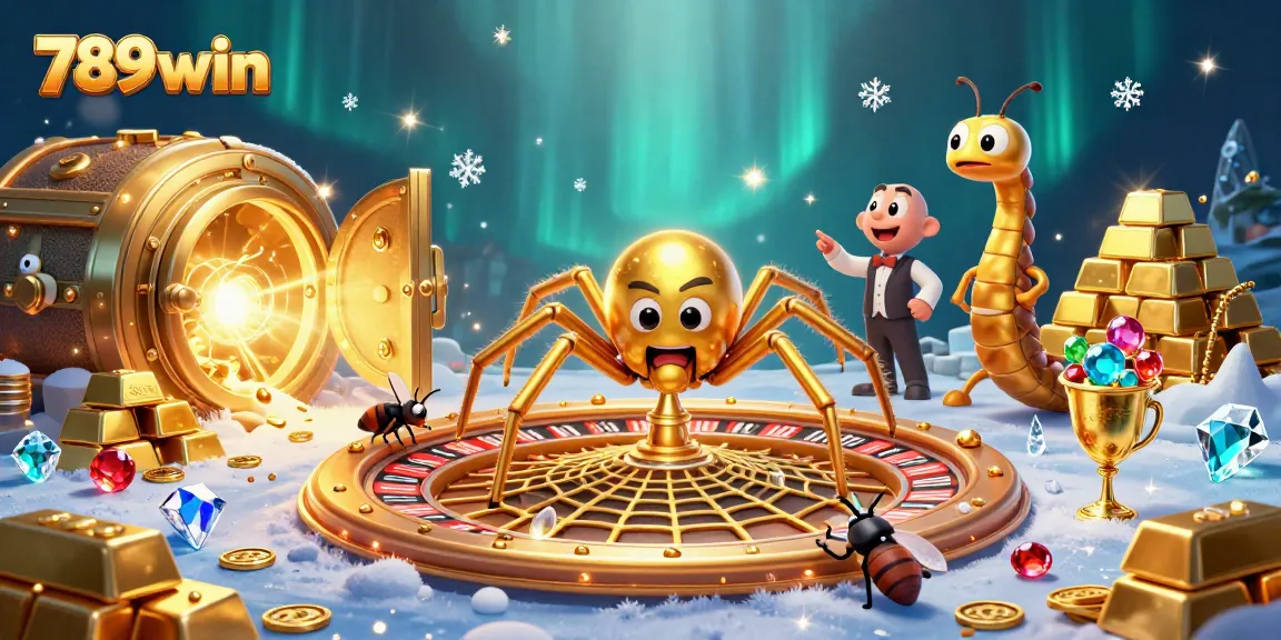 Engage with the captivating 789win casino world through this vibrant digital illustration.