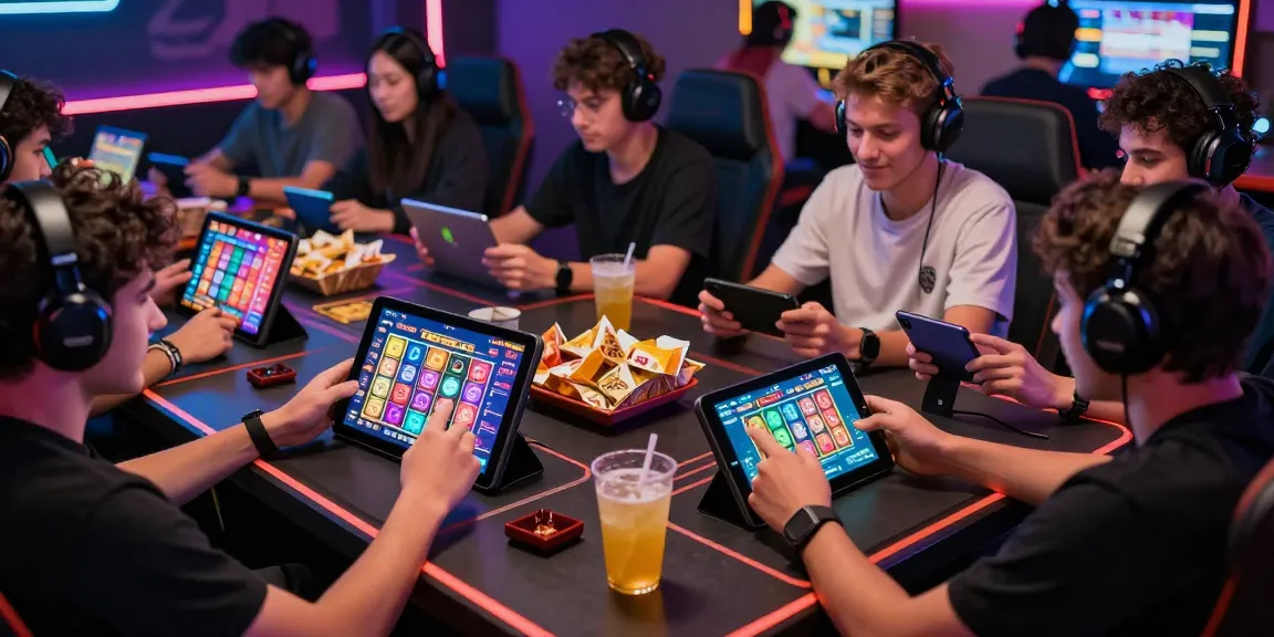 Exciting Jai Club gaming scene with players enjoying diverse games and vibrant graphics.