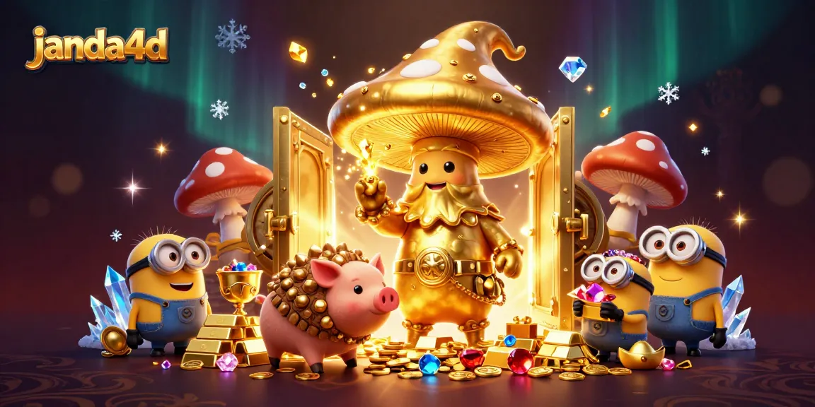 Janda4d menghadirkan karakter si penyihir jamur emas dan harta karun yang menarik untuk pemain togel.