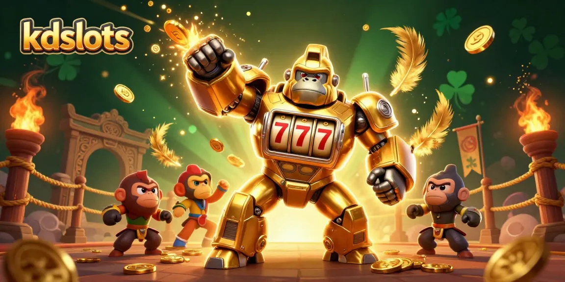 Spin and win big with kdslots in this vibrant 3D casino illustration brimming with colors and action!