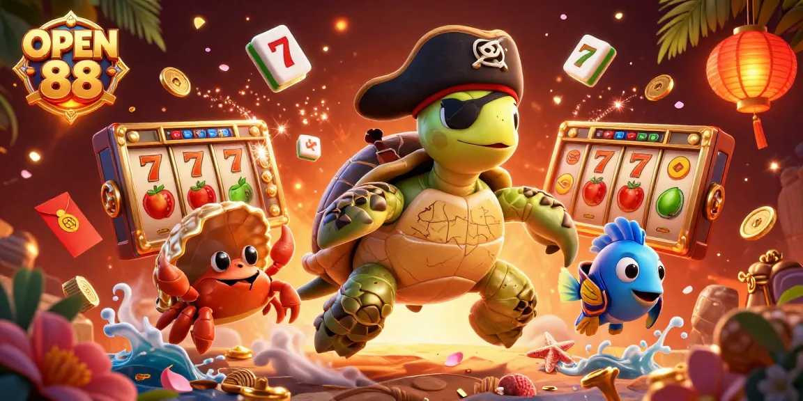 Win big at OPEN 88 through a thrilling 3D pirate-themed casino adventure.