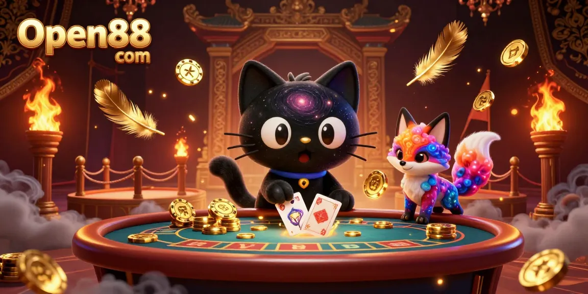 Experience thrilling gameplay at Open88 com while enjoying cosmic casino vibes with dynamic characters.