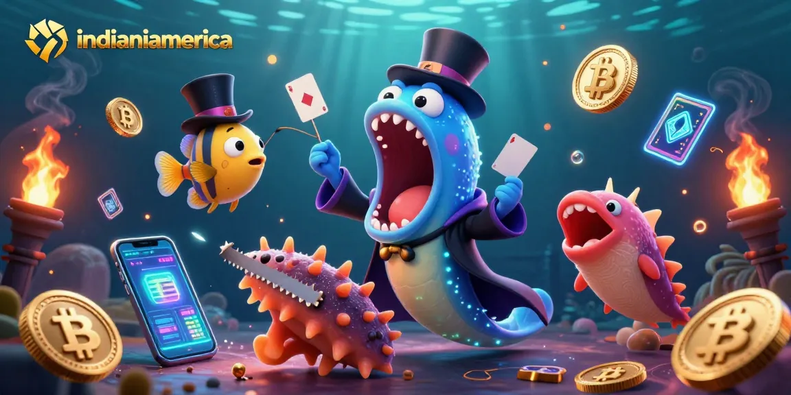 Experience indianiamerica's dynamic gameplay in a vibrant underwater casino scene.