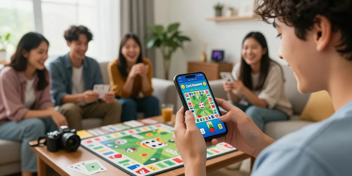 Install Card Rummy APK for an exciting gaming experience with friends in a cozy setting.