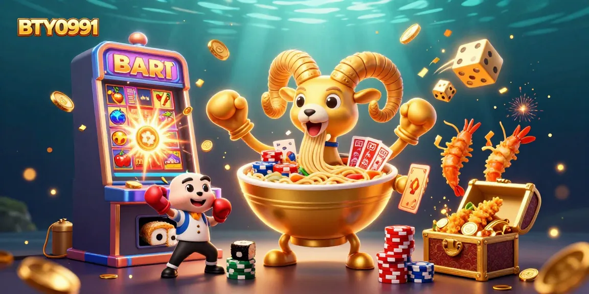 BTY0991 engages players with vibrant casino action and dynamic gaming elements in 3D