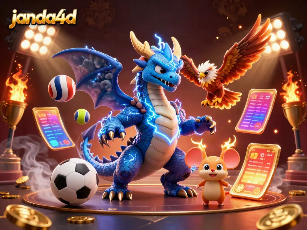 Menangkan permainan janda4d dengan ilustrasi grafis 3D yang menarik dan dinamis.