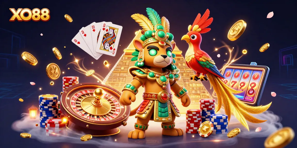 Experience thrilling gameplay at XO88 with vibrant casino elements and immersive characters.