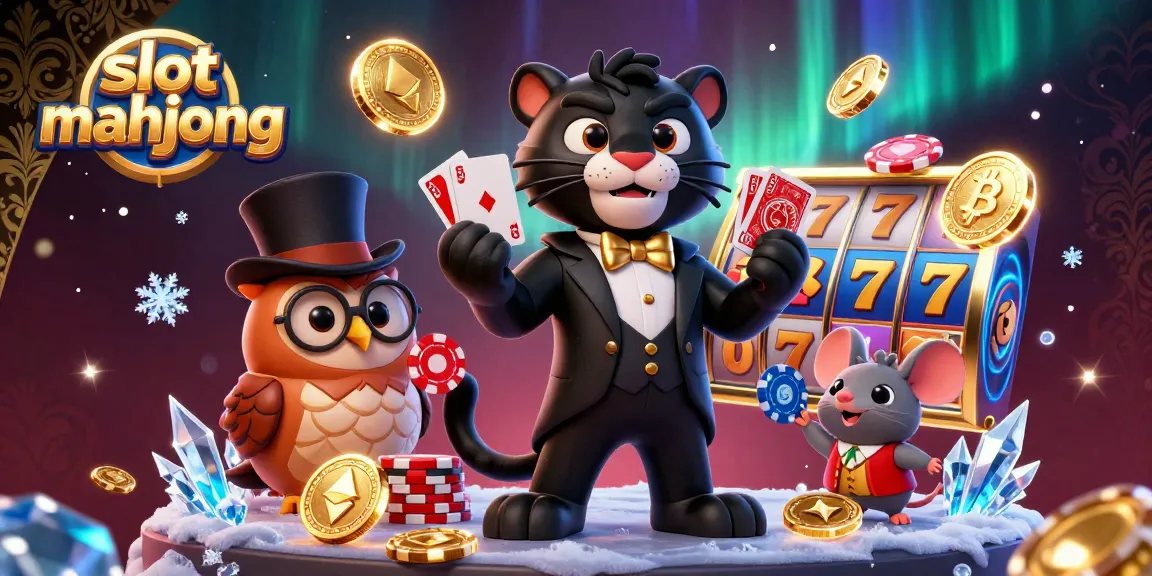 Experience thrilling gameplay with slot mahjong in an engaging casino scene featuring characters and vibrant elements.