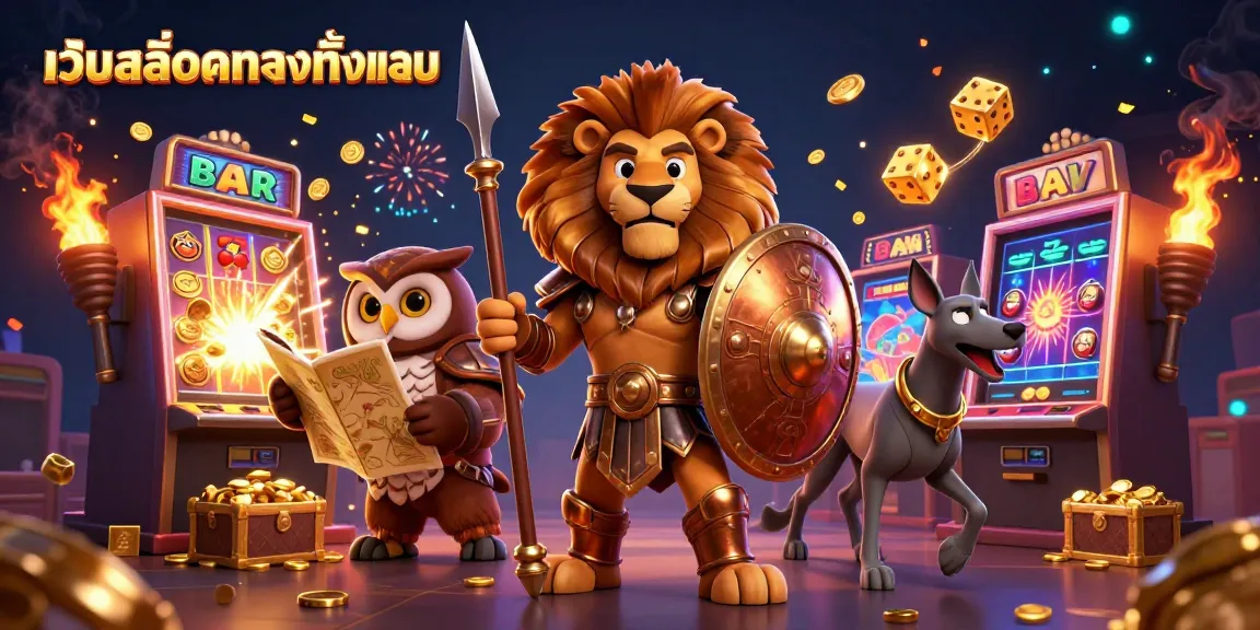เล่นเกมสล็อตทั้งหมดที่เว็บสล็อตตรงทั้งหมด พร้อมเสนอโบนัสและชัยชนะที่ยิ่งใหญ่