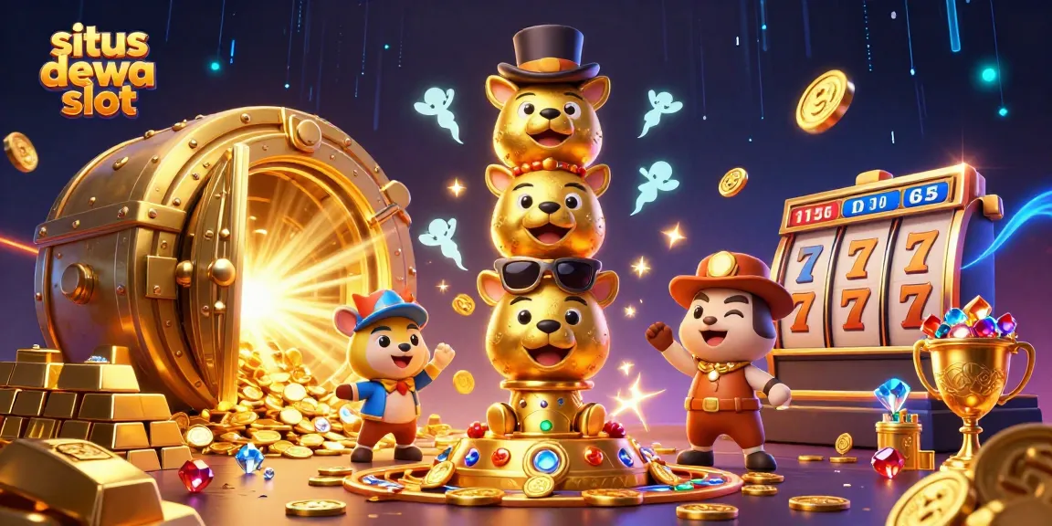 Menangkan permainan di situs dewa slot dengan simbol keberuntungan dan harta berkilau.