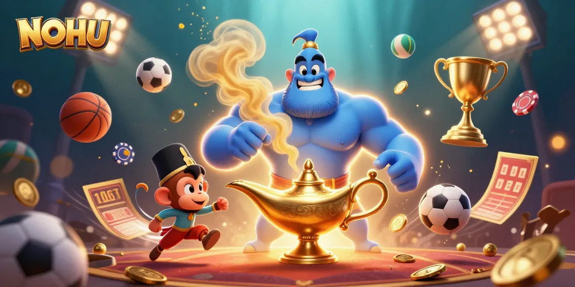 Experience thrilling gaming action at NOHU where jubilation meets excitement in a vibrant casino scene