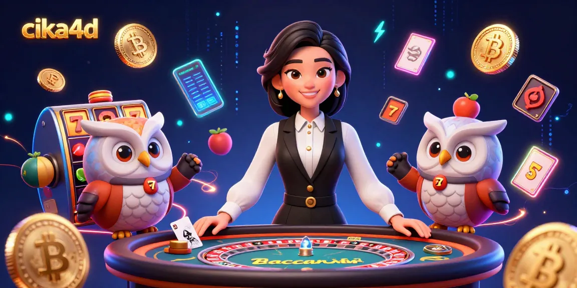 Experience exhilarating wins with CIKA4D at an electrifying online casino featuring vibrant slot games and charming dealers.