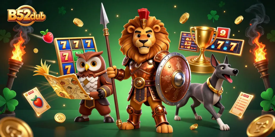 B52club offers thrilling jackpot experiences, featuring dynamic slots and vibrant 3D characters.