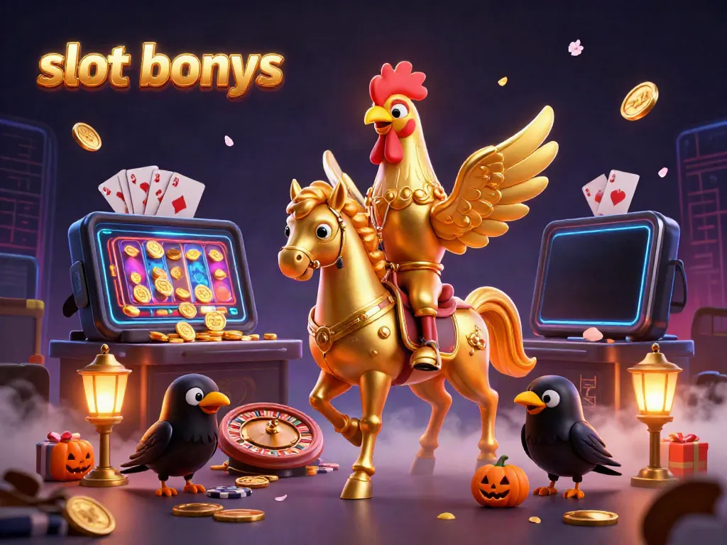 Experience the exciting slot bonus action in a vibrant 3D casino scene featuring a golden rooster and mystical companions.