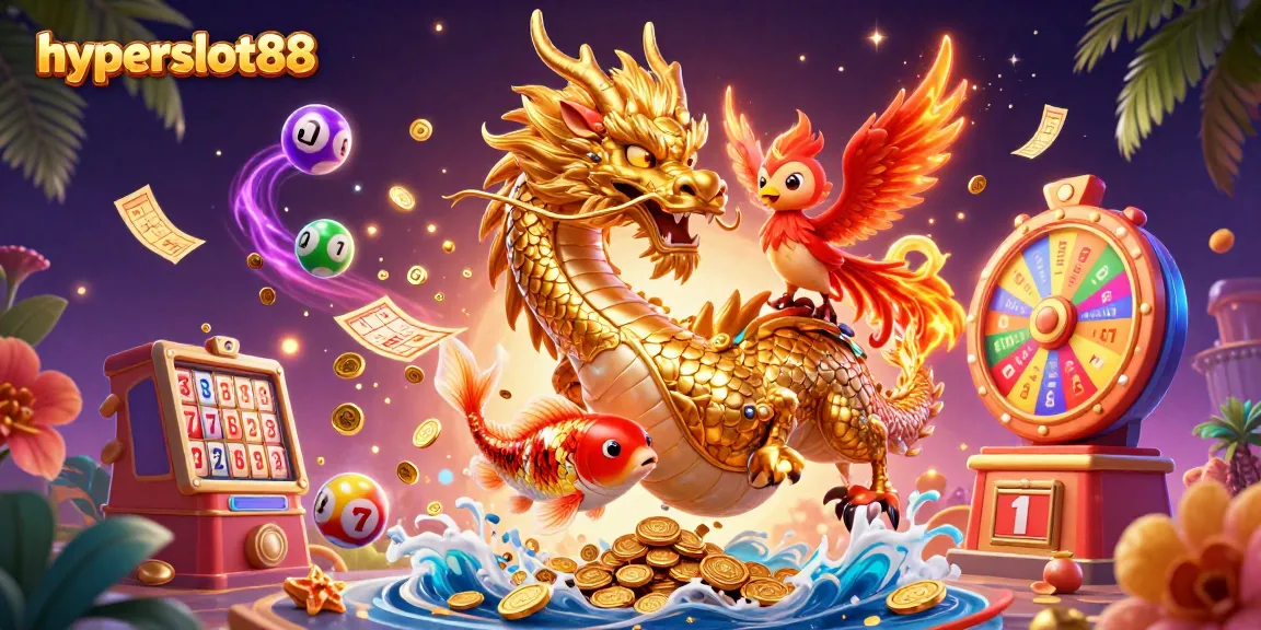 Experience the thrill of hyperslot88 with vibrant gaming elements and magical characters.