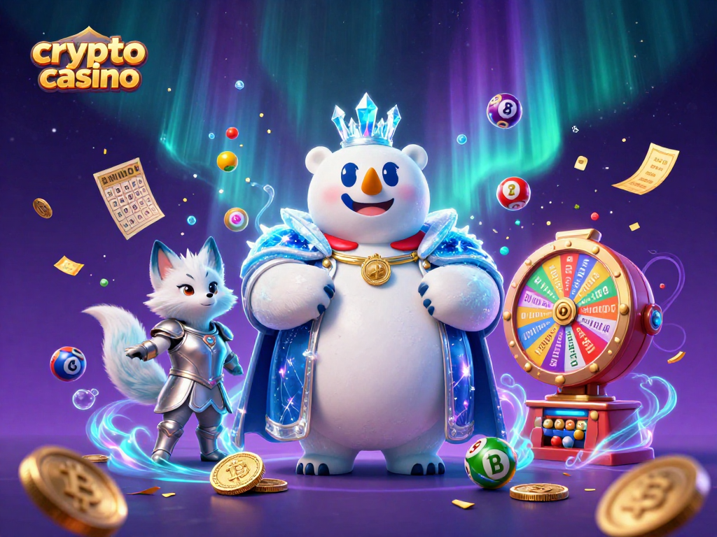 Experience thrilling moments at crypto casino with majestic ice king and fox in action.