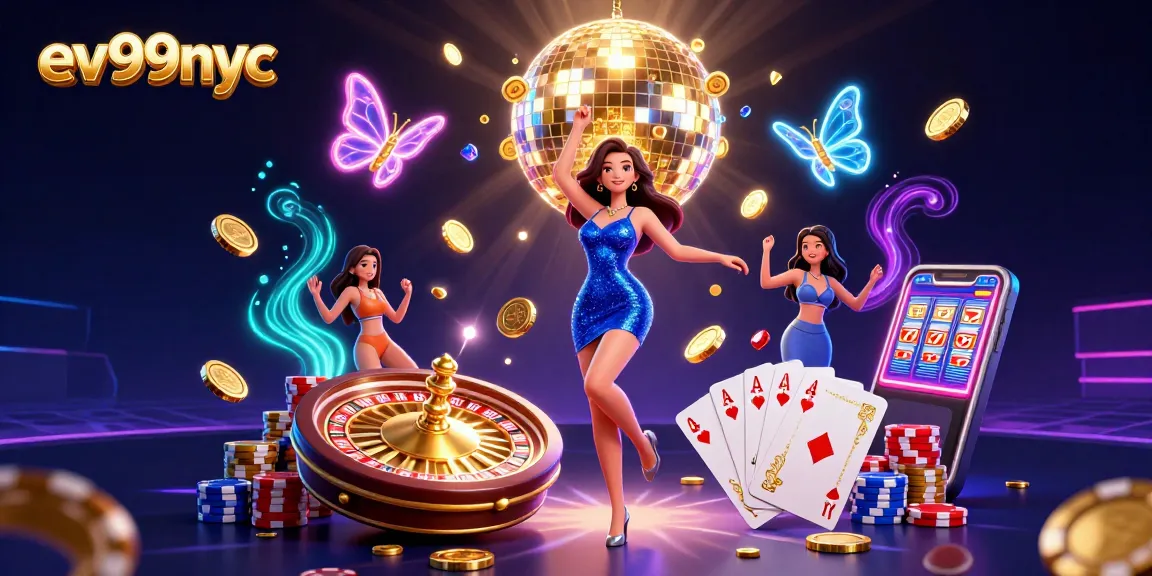 Experience ev99nyc with a vibrant casino scene showcasing its thrilling gaming options.