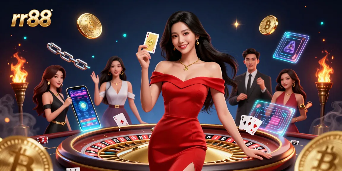 Enjoying thrilling moments at rr88 with the stunning Asian beauty while playing cards and winning big.