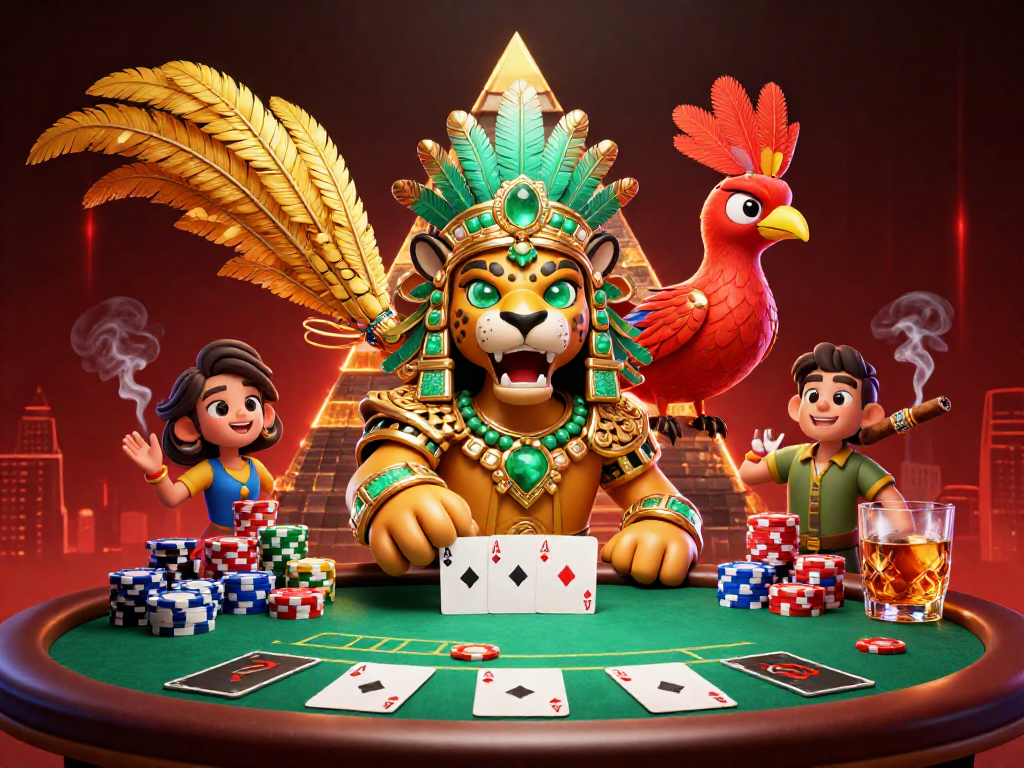 Experience thrilling gameplay at UFABRO with stunning poker scenes and vibrant characters.