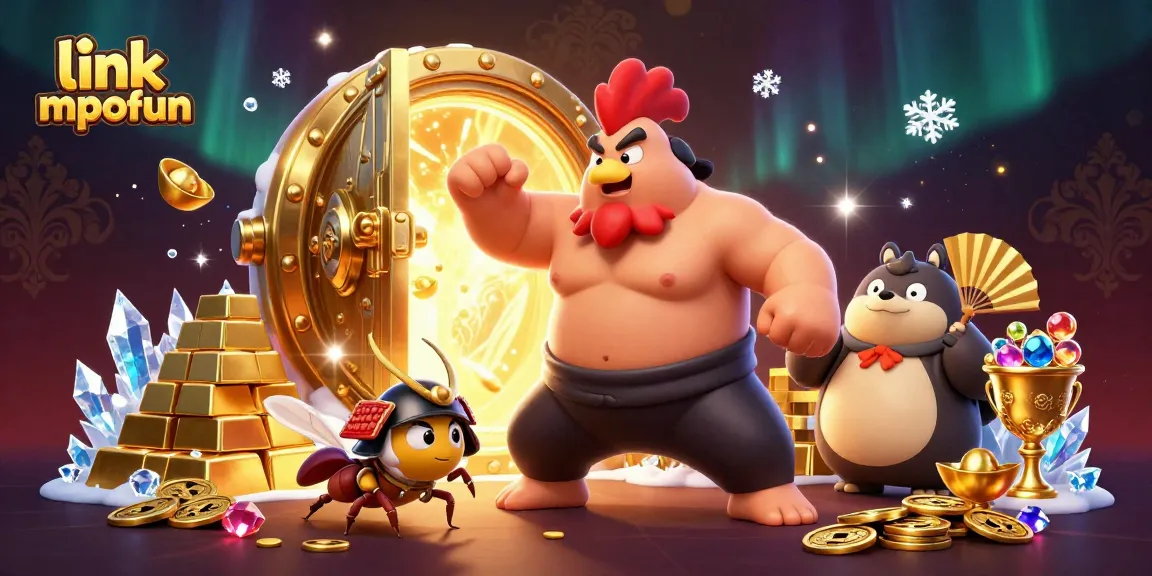 Experience thrilling wins and excitement with link mpofun in this vibrant slot game scene.